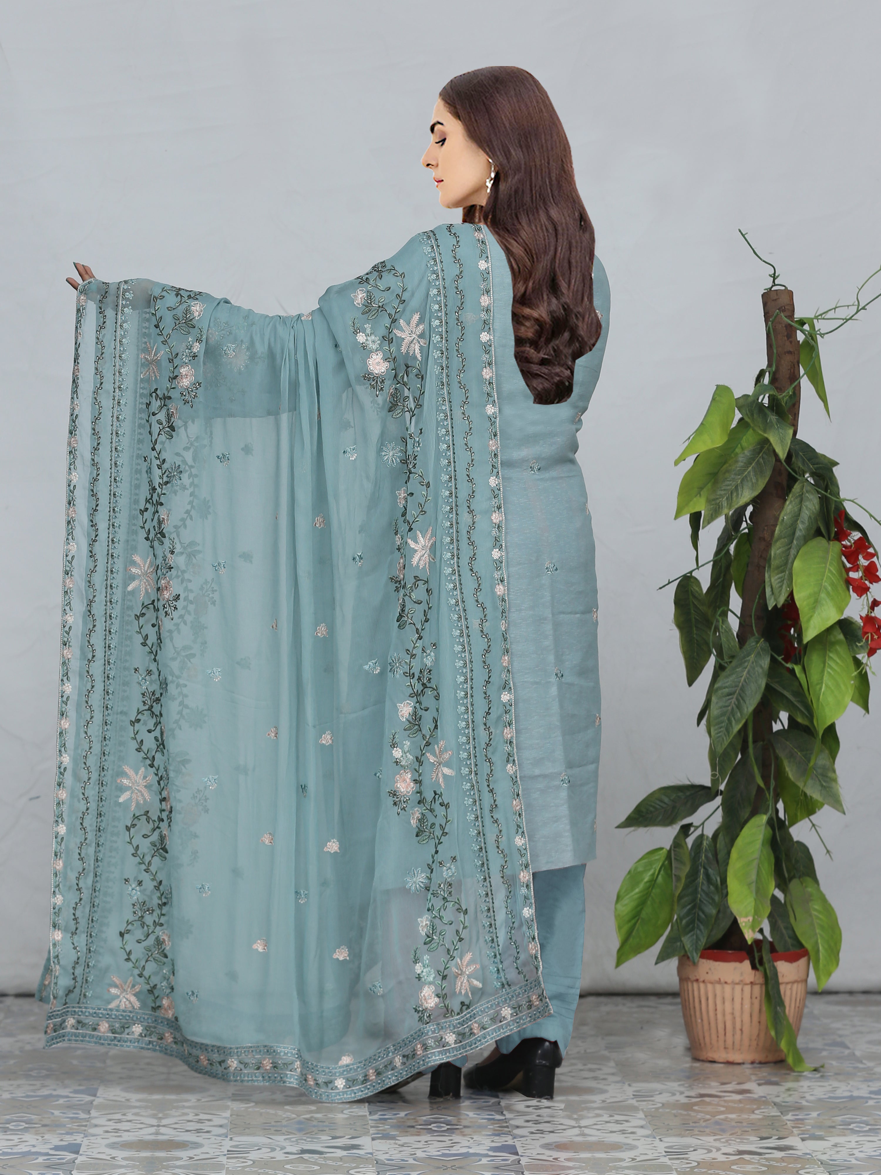 JAHANARA DG-863A (Unstitched KARANDI Collection)